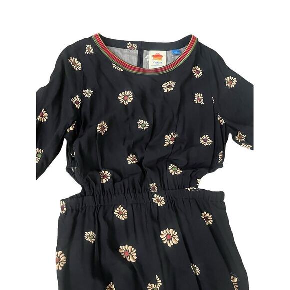 NWT - Farm Rio Long-Sleeve Cutout Jumpsuit - Small - Picture 6 of 7